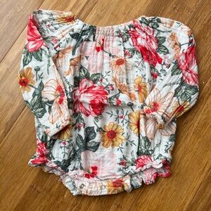 Floral Baby Romper